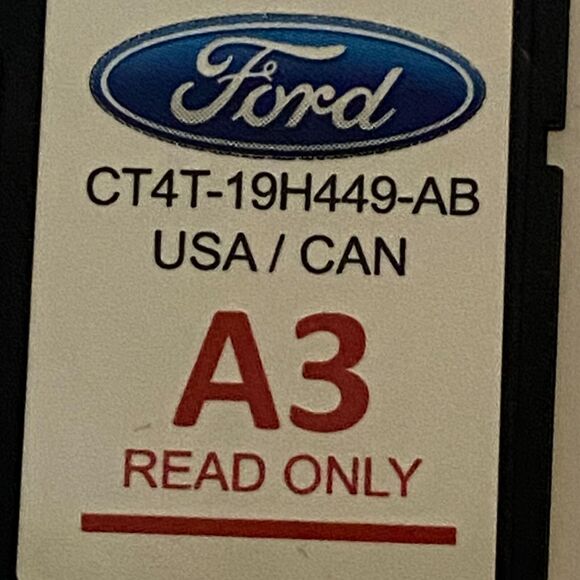 Ford A3 Lincoln Memory SD Card Navigation Map Chip Part Number CT4T-19H449-AB - Picture 3 of 5